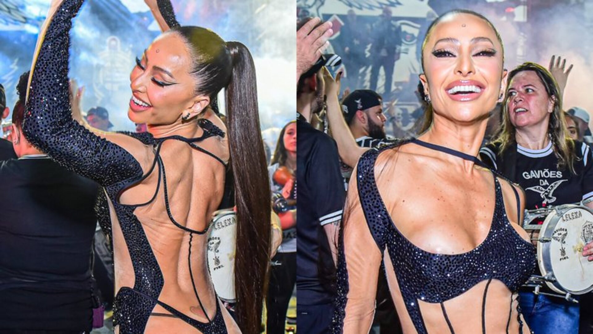 Sabrina Sato Aposta Em Look Transparente E Recortado Para O Primeiro Ensaio Do Carnaval