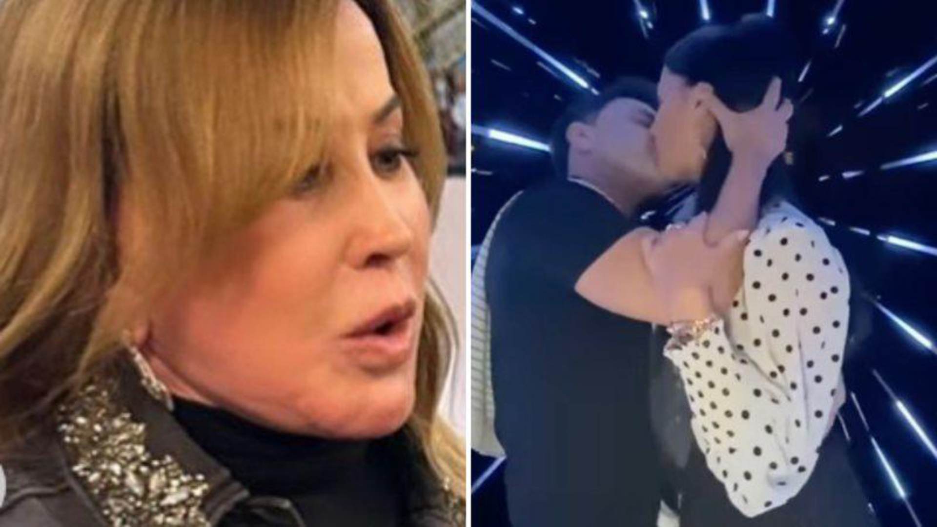 Zezé Di Camargo dá beijão em sua noiva em festa Zilu Desnecessário