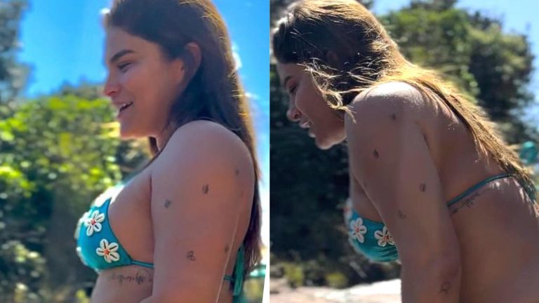 Priscila Fantin Elege Biqu Ni Fio Dental Em Dia De Sol E Causa Alvoro O