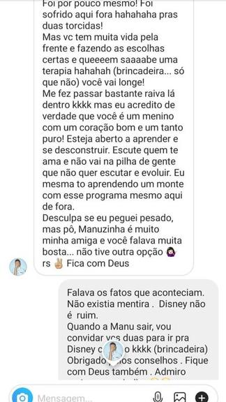 Bruna Marquezine conversa com Felipe Prior