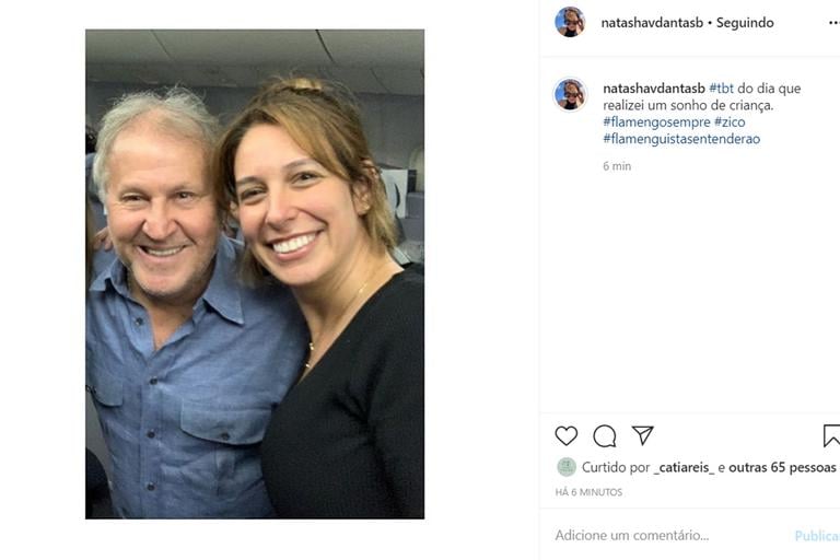 Esposa de William Bonner, Natasha Dantas mostra foto de sonho realizado