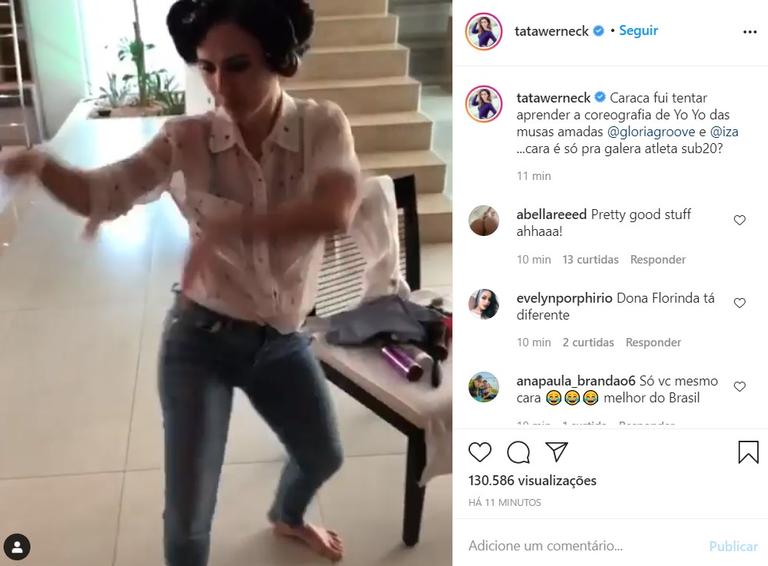 Tata Werneck diverte fãs ao fazer vídeo engraçado para a filha e