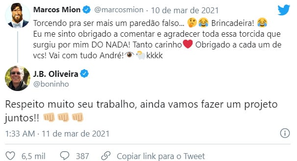 Marcos Mion e Boninho