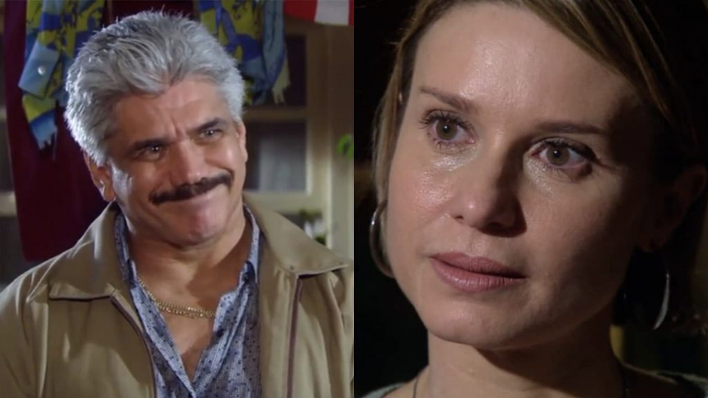 Leo e Stela em 'A Favorita' (Reprodução/TV Globo)