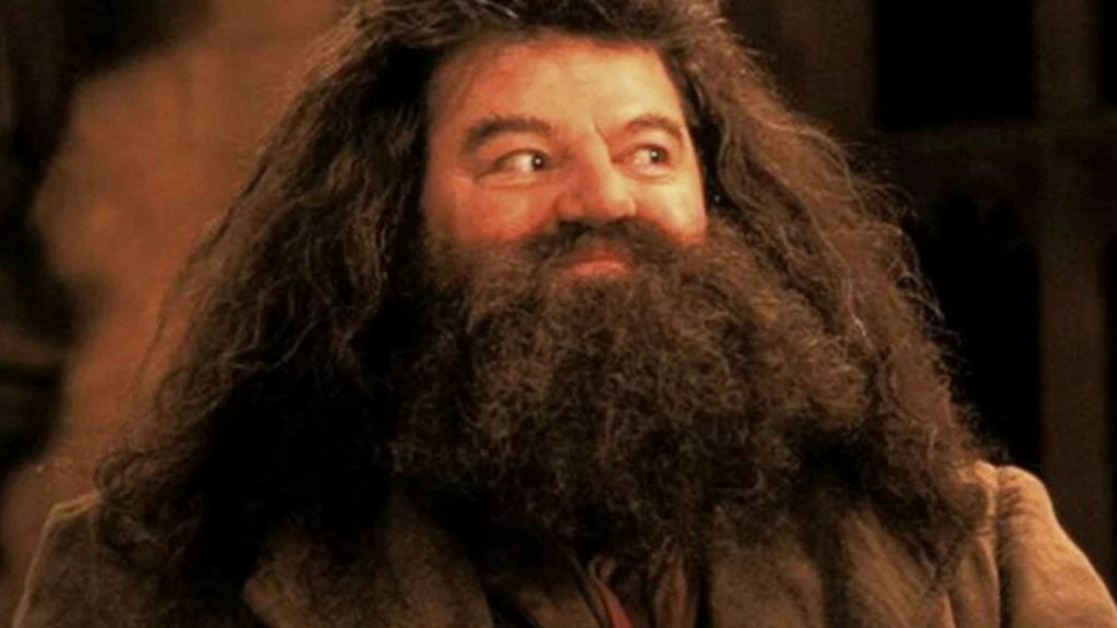 Robbie Coltrane em 'Harry Potter'. Reprodução/Warner