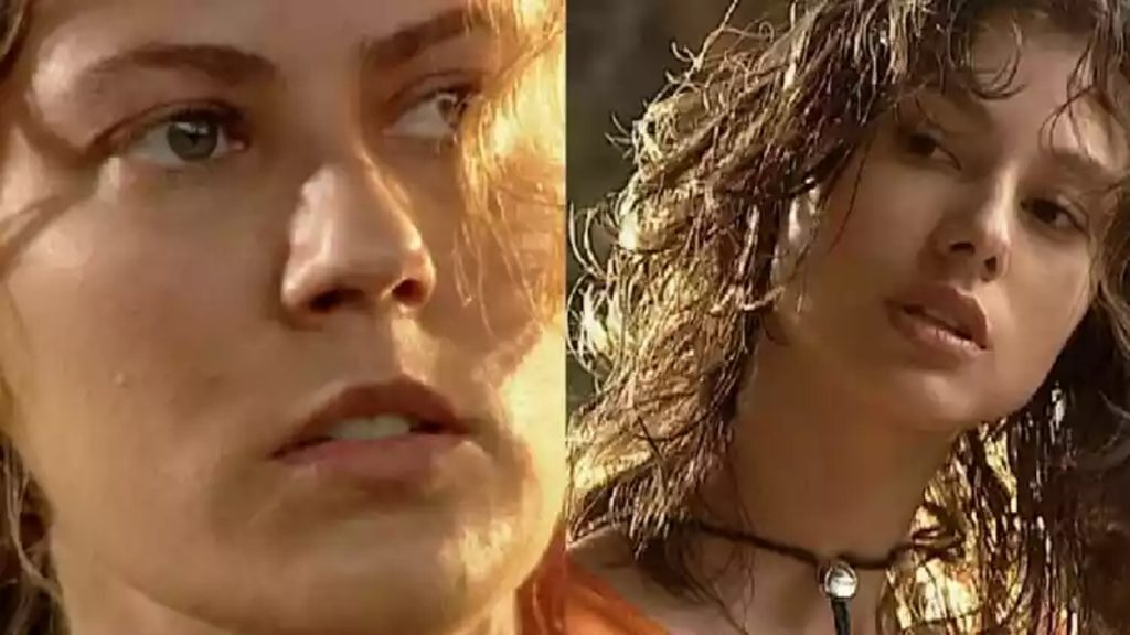 Luana e Lia em 'O Rei do Gado' (Reprodução/TV Globo)