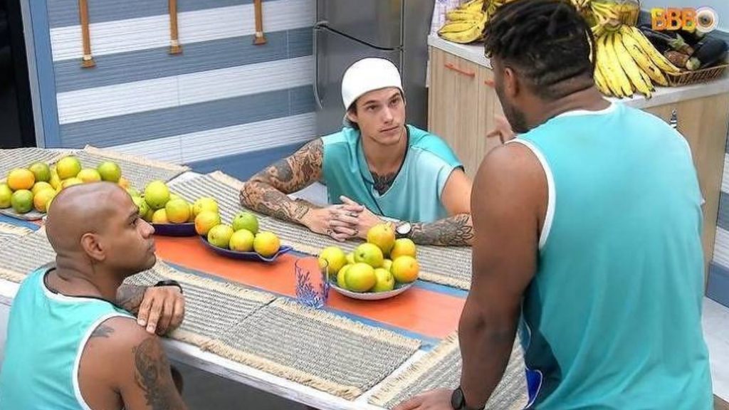 Fred briga com Gabriel no 'BBB 23'. Foto: Globoplay