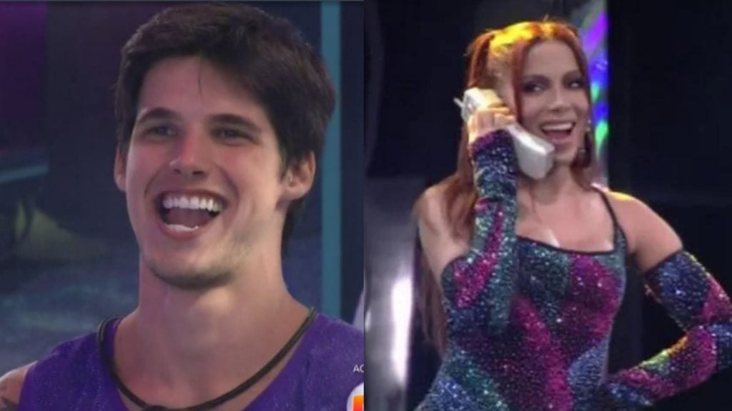 Gabriel Tavares do 'BBB 23' e Anitta. Foto: Globo