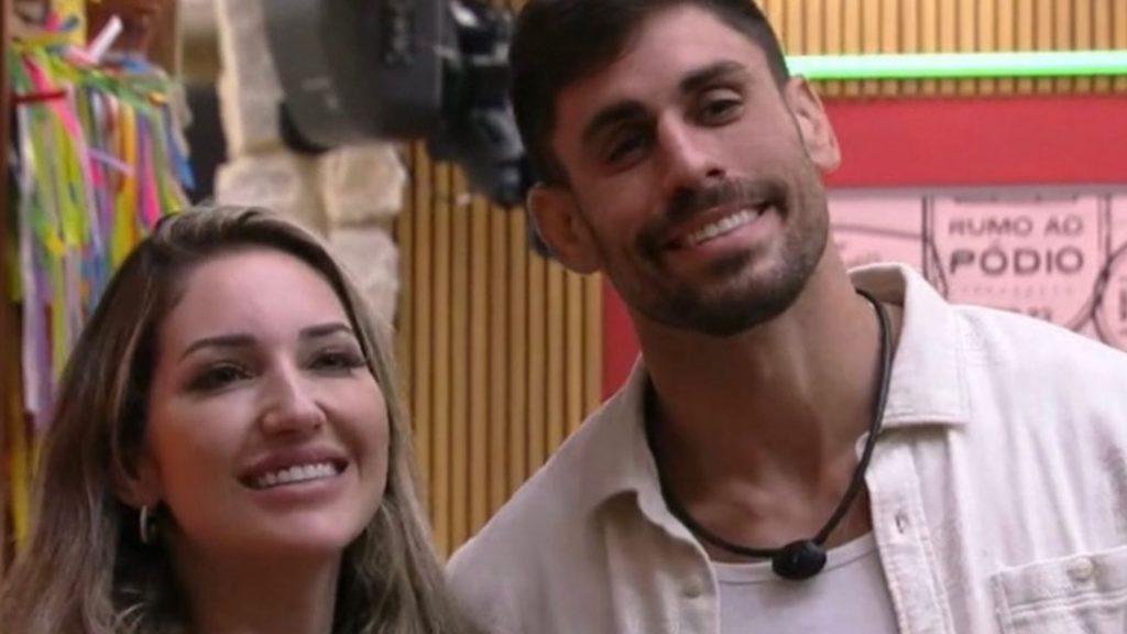 Amanda e Cara de Sapato no 'BBB 23'. Foto: Reprodução/Globoplay