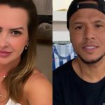 Juliana Paradela e Luis Fabiano. Reprodução/Instagram