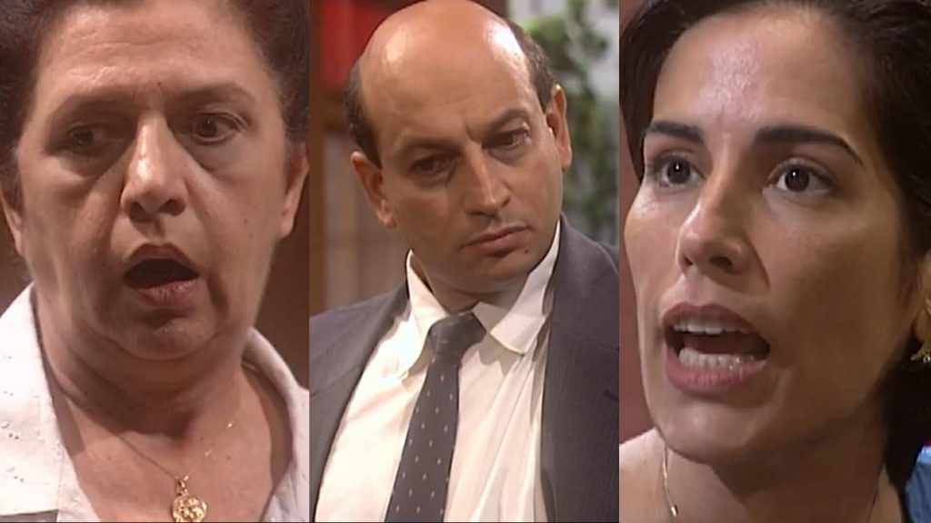 Judite, Valdir e Rafaela (Reprodução/Globo)