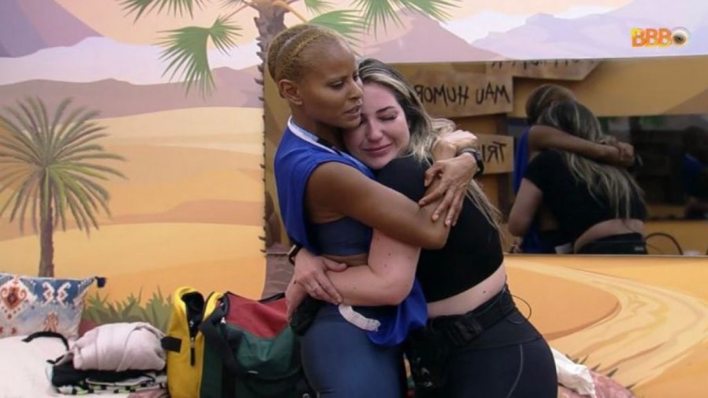 Aline e Amanda (Reprodução/Globo)