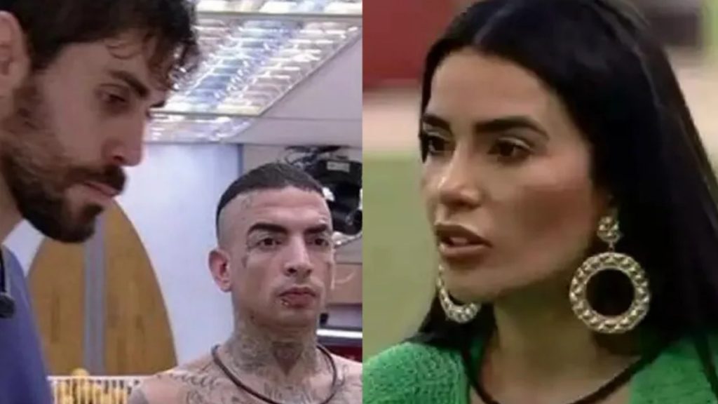 Mc Guimê, Cara de Sapato e Dania Mendez (Reprodução/Globo)