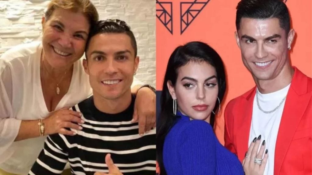 Christiano Ronaldo com mãe e esposa - Crédito: Reprodução/ Instagram/ Divulgação