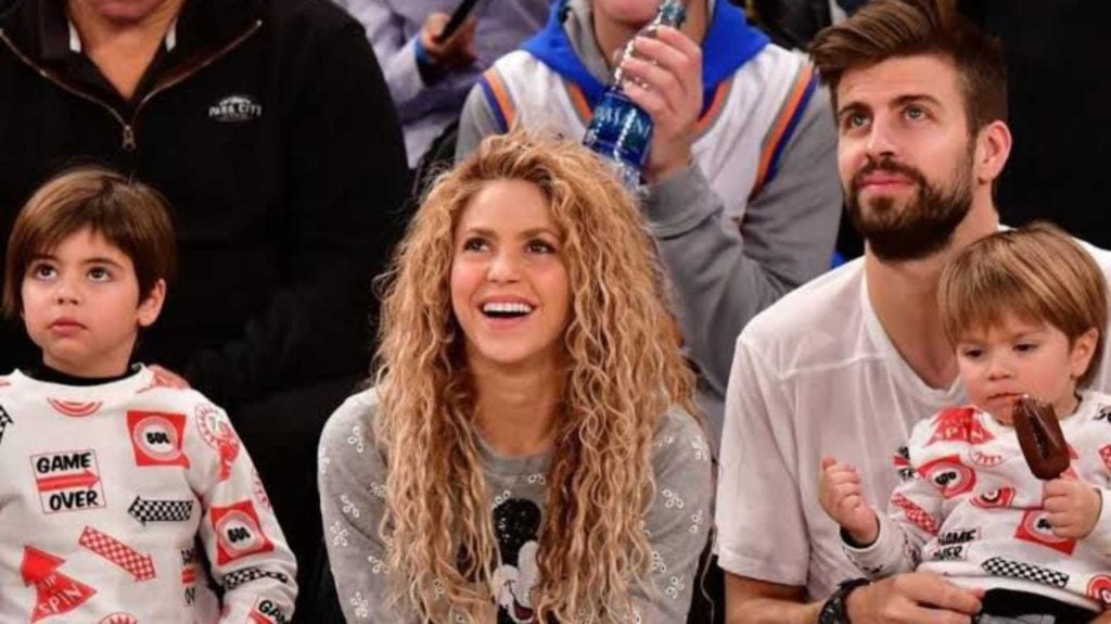 Shakira, Piqué e filhos - Foto: Reprodução