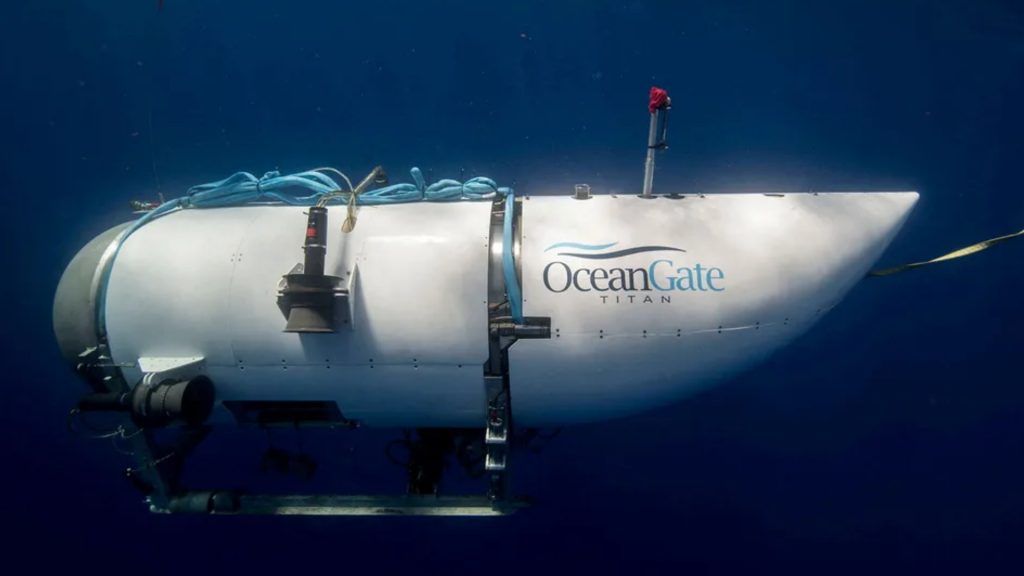 Titan, o submarino que sumiu no oceano (Foto: OceanGate Expeditions/Reuters)