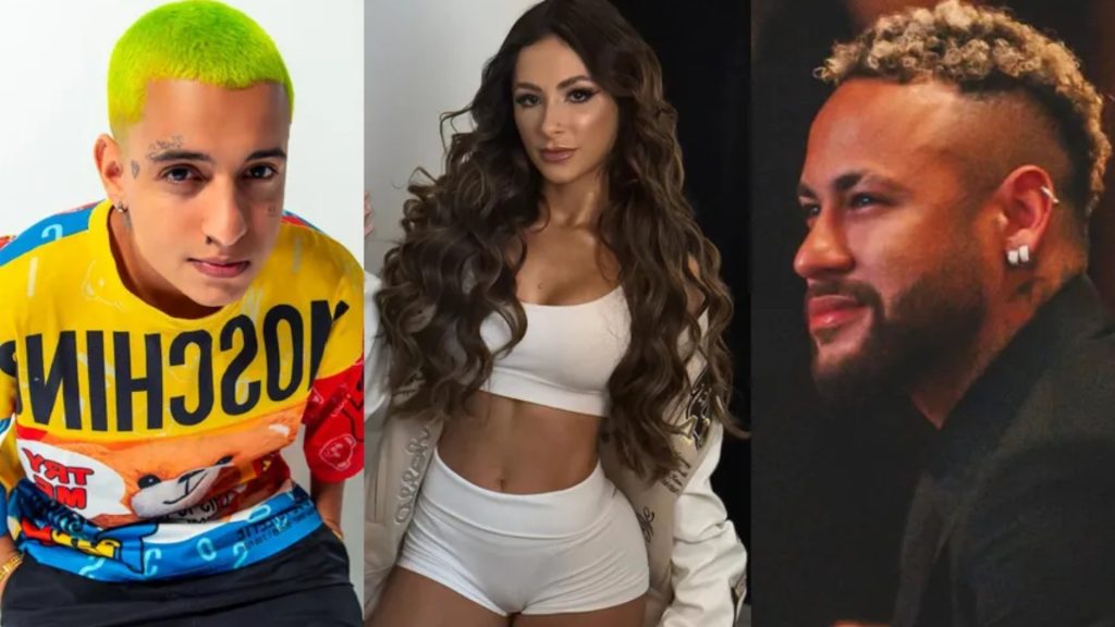 Kaio Viana, Nathalia Valente e Neymar (Reprodução/Instagram)