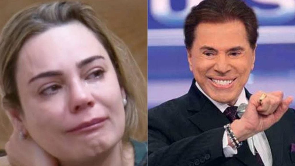 Rachel Sheherazade e Silvio Santos