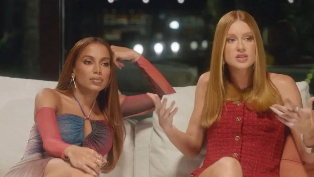 Anitta e Marina Ruy Barbosa (Reprodução/TV Globo)