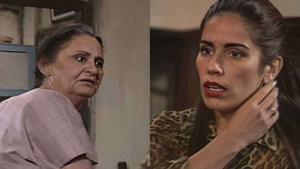 Isaura e Raquel (Reprodução/Globo)