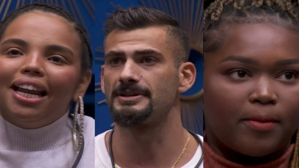 Giovanna Pitel, Nizam e Raquele do 'BBB 24' - Reprodução/Globo