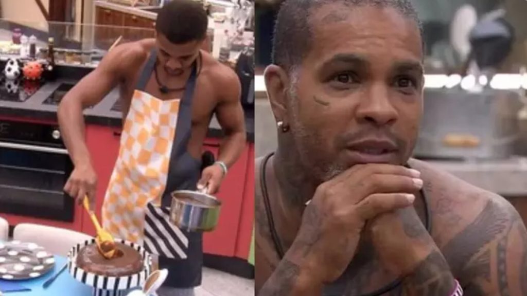 Davi causa polêmica após fazer bolo de aniversário que Rodriguinho no 'BBB 24'