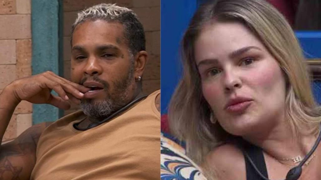 Rodriguinho e Yasmin Brunet no 'BBB 24'