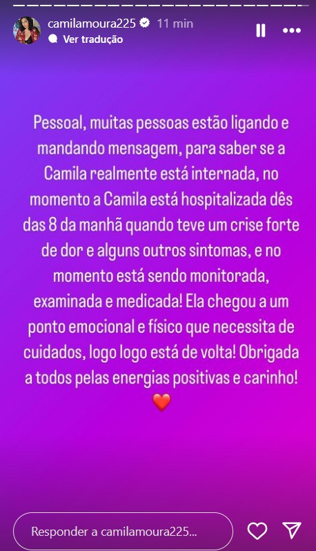 Post Camila Moura (Reprodução/Instagram)