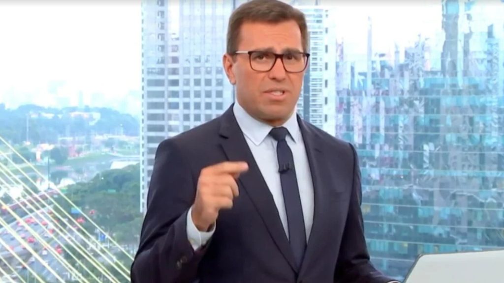 Rodrigo Bocardi no 'Bom Dia São Paulo', da Globo