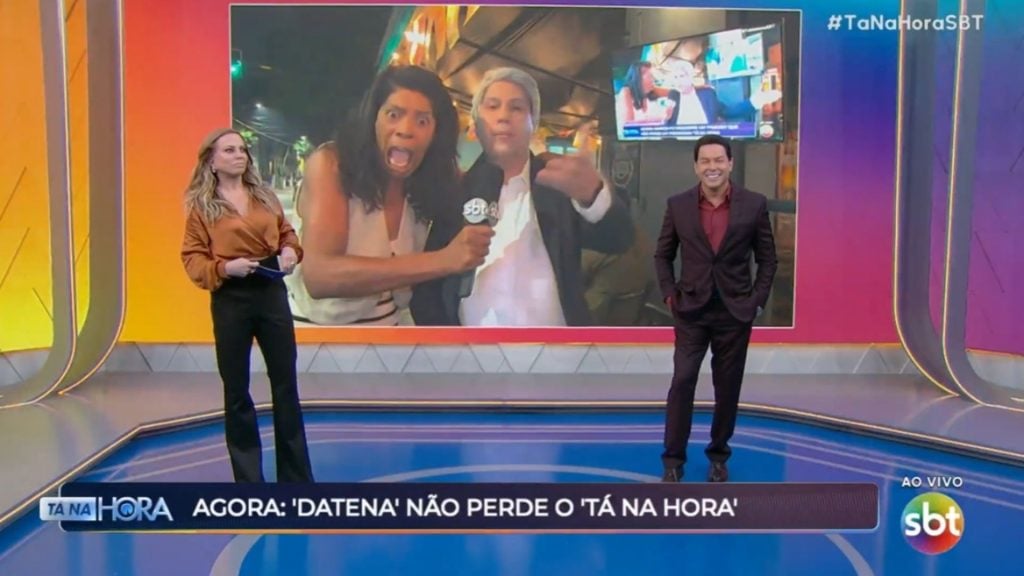 Christina Rocha, Marcão do Povo, Márcia Fu e Vyni Vieira no 'Tá na Hora' - Reprodução/SBT