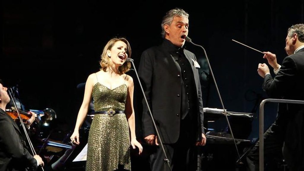 Sandy e Bocelli - Manuela Scarpa/Photo Rio News