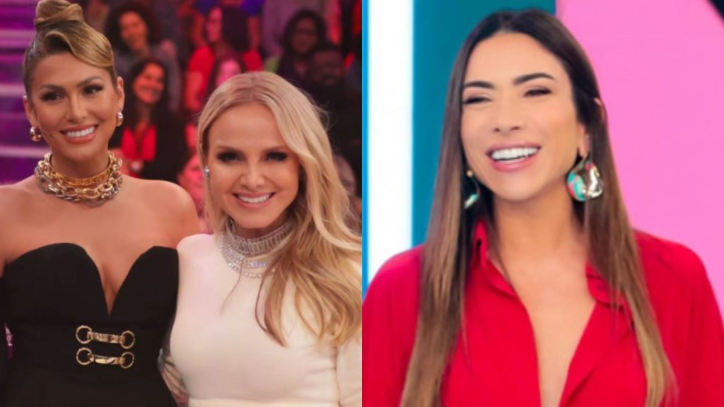 Livia Andrade, Eliana e Patricia Abravanel - Reprodução/Globo/SBT