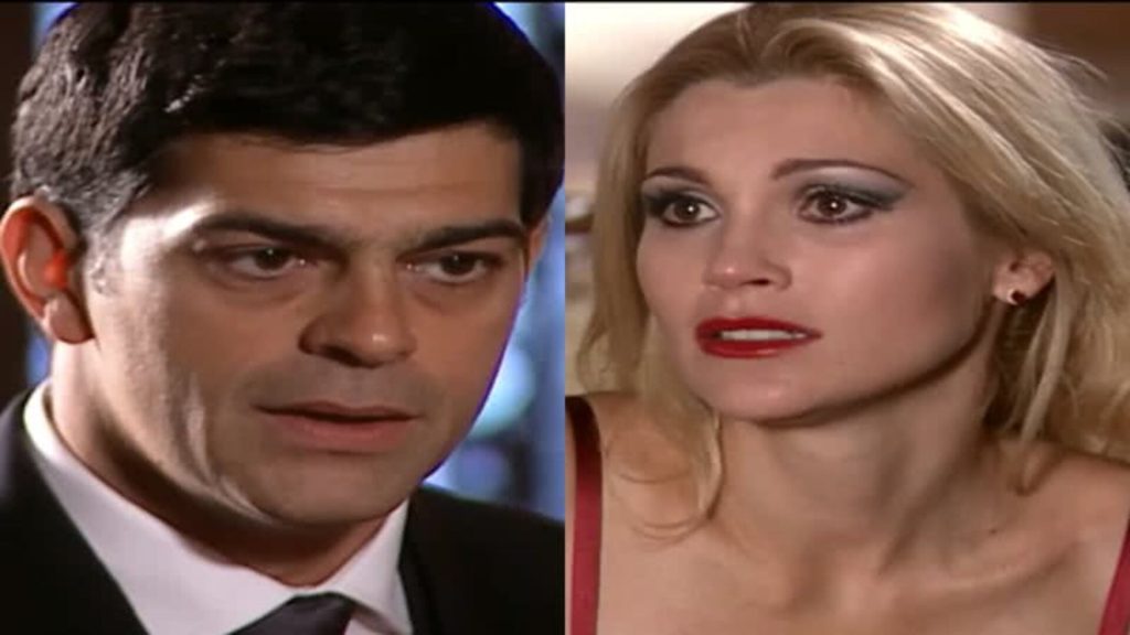 Rafael (Eduardo Moscovis) e Cristina (Flávia Alessandra) em 'Alma Gêmea'