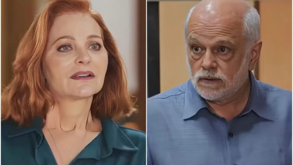 Benda e Ramón em 'Família é Tudo' - Reprodução/TV Globo