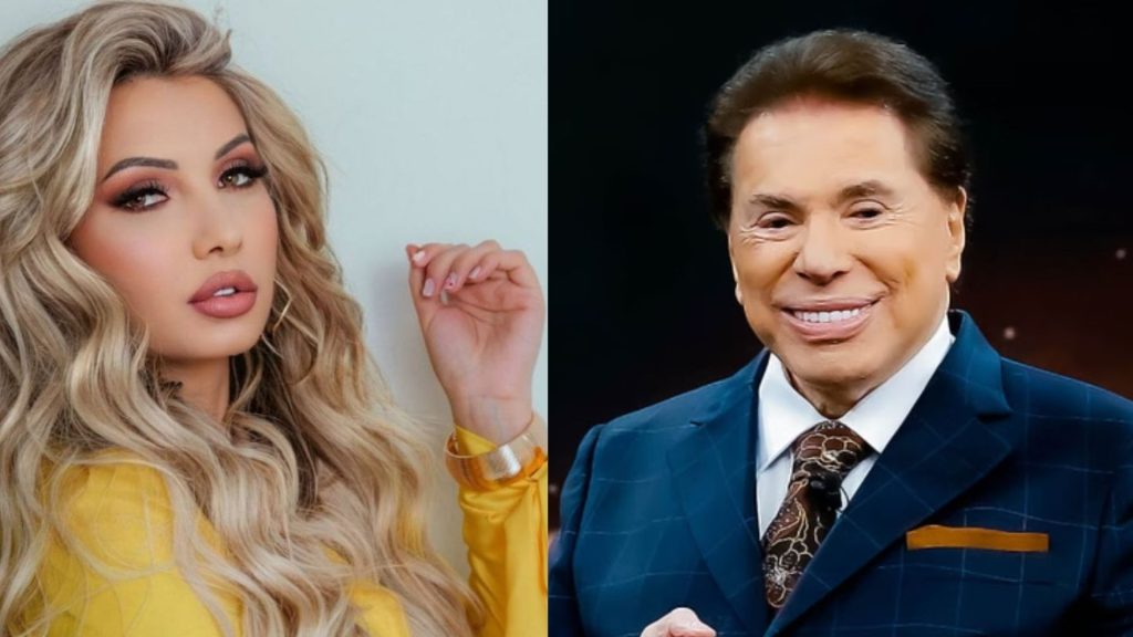 Chaline Grazik e Silvio Santos - Foto: Divulgação/SBT