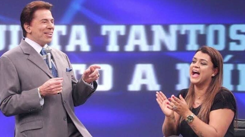 Silvio Santos e Preta Gil - Reprodução/SBT