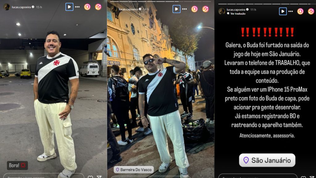 Stories de Lucas Buda - Reprodução/Instagram