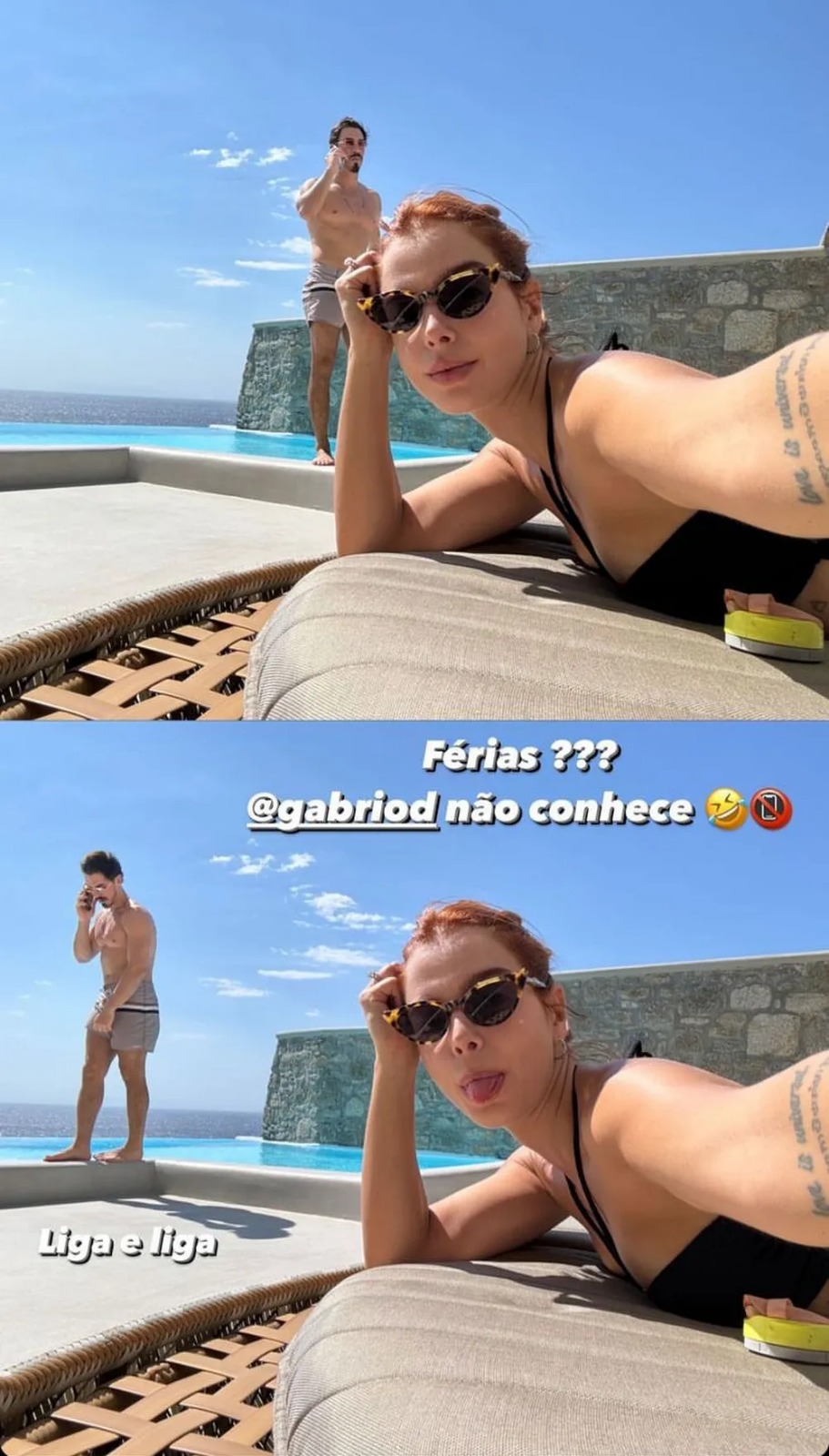 Giovanna Lancellotti e Gabriel David (Reprodução/Instagram)