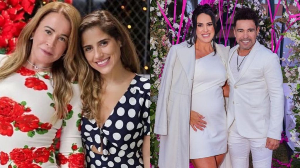 Zilu Godoi com a filha Camilla Camargo e Zezé di Camargo com Graciele Lacerda - Reprodução/Instagram