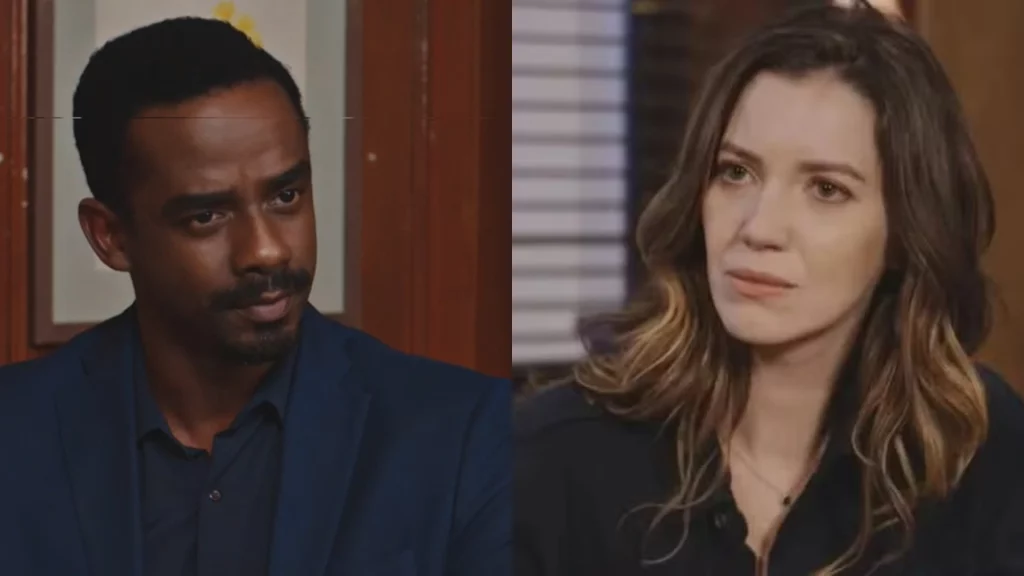 Hans (Raphael Logam) e Vênus (Nathalia Dill) em 'Família é Tudo'