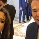 Íris Abravanel e Silvio Santos