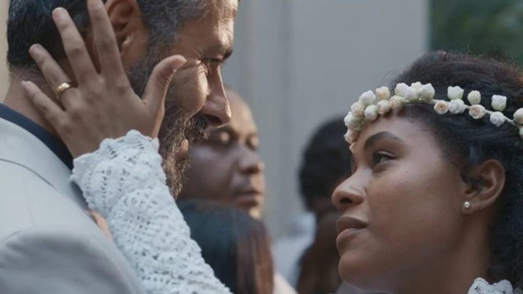 José Inocêncio (Marcos Palmeira) e Maria Santa (Duda Santos) em 'Renascer'