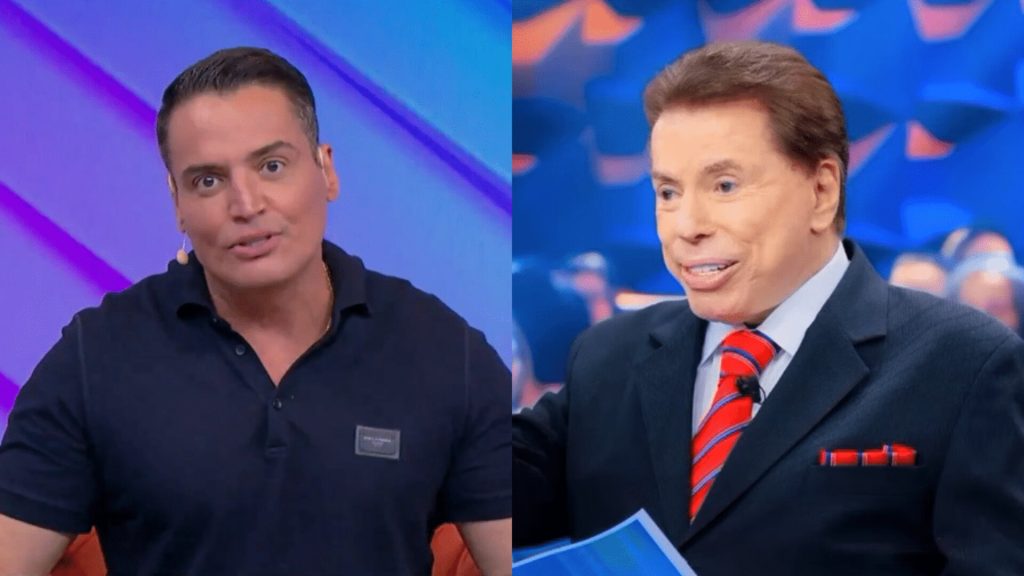 Leo Dias e Silvio Santos