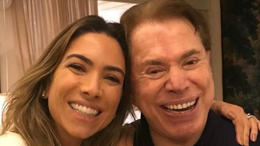 Patrícia Abravanel e Silvio Santos