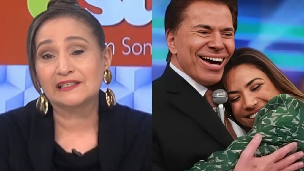 Sonia Abrão, Silvio Santos e Patrícia Abravanel