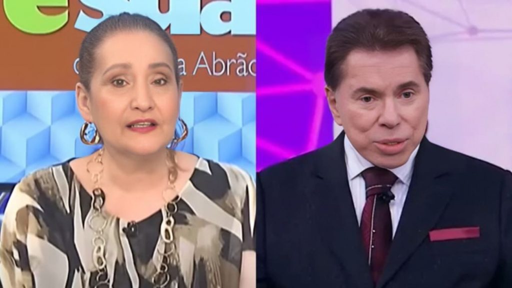 Sonia Abrão e Silvio Santos