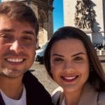 Thalita Valente e piloto Danilo Santos Romano