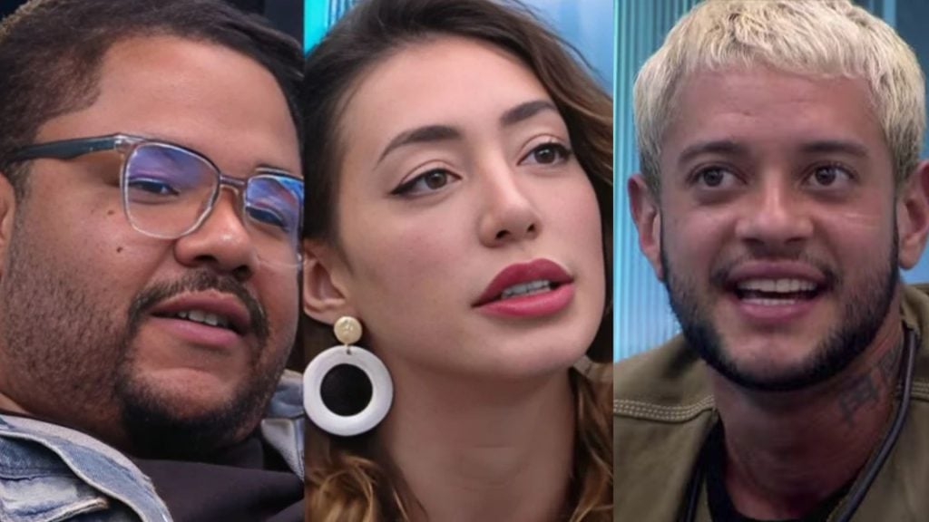 Califfa, Nicole e Nick no 'Estrela da Casa' - Reprodução/Globo