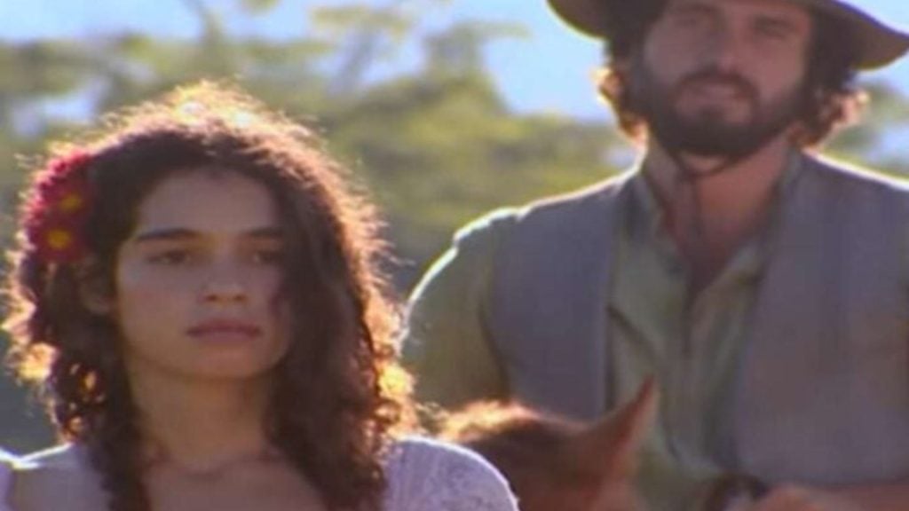 Tina e Tomé em 'Cabocla' - Reprodução/TV Globo