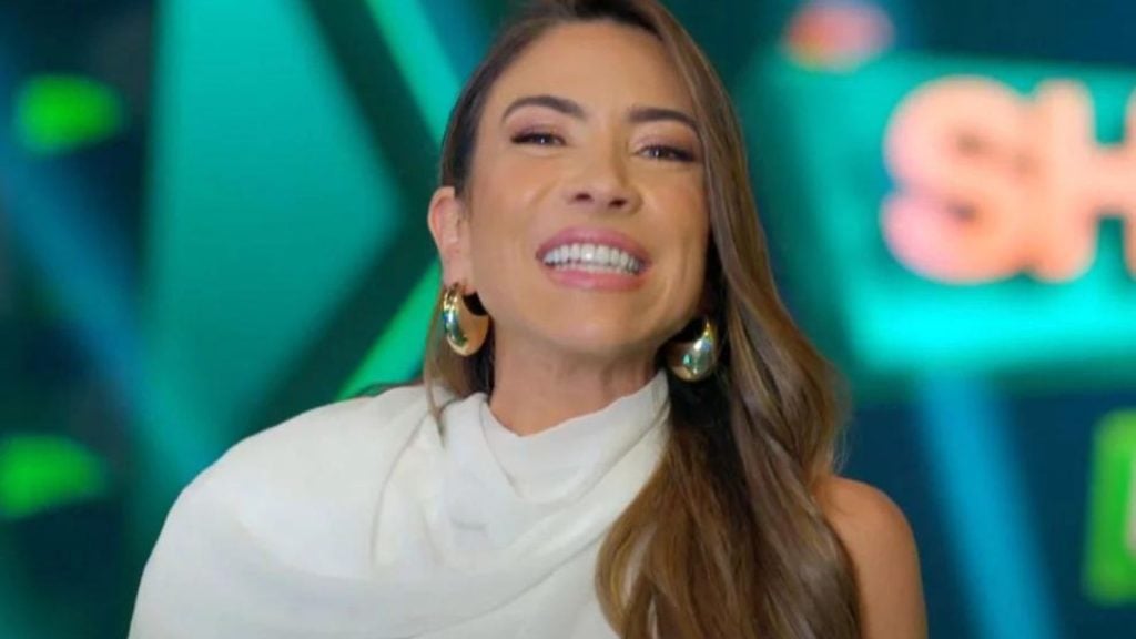 Patricia Abravanel na chamada do novo "Show do Milhão" - Reprodução/Instagram